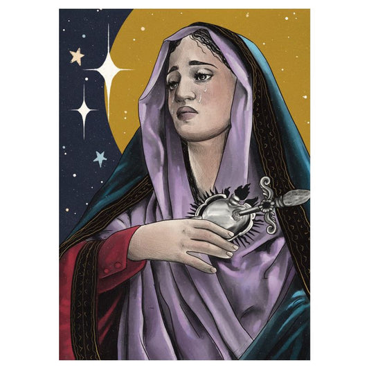 Sorrowful Mary Art Print 5 x 7